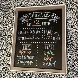 NWT Baby Milestone Board